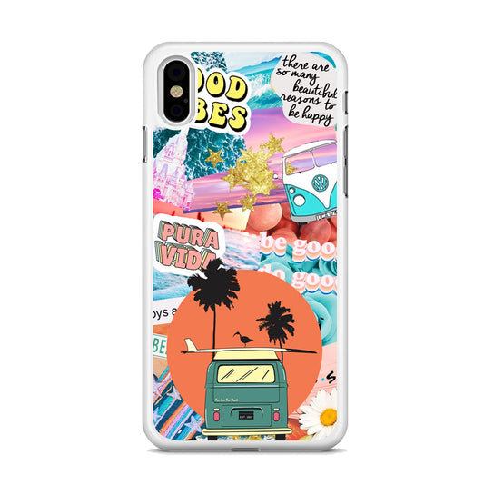 Vacation to The Beach iPhone X Case
