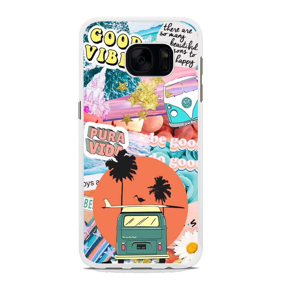 Vacation to The Beach Samsung Galaxy S7 Edge Case