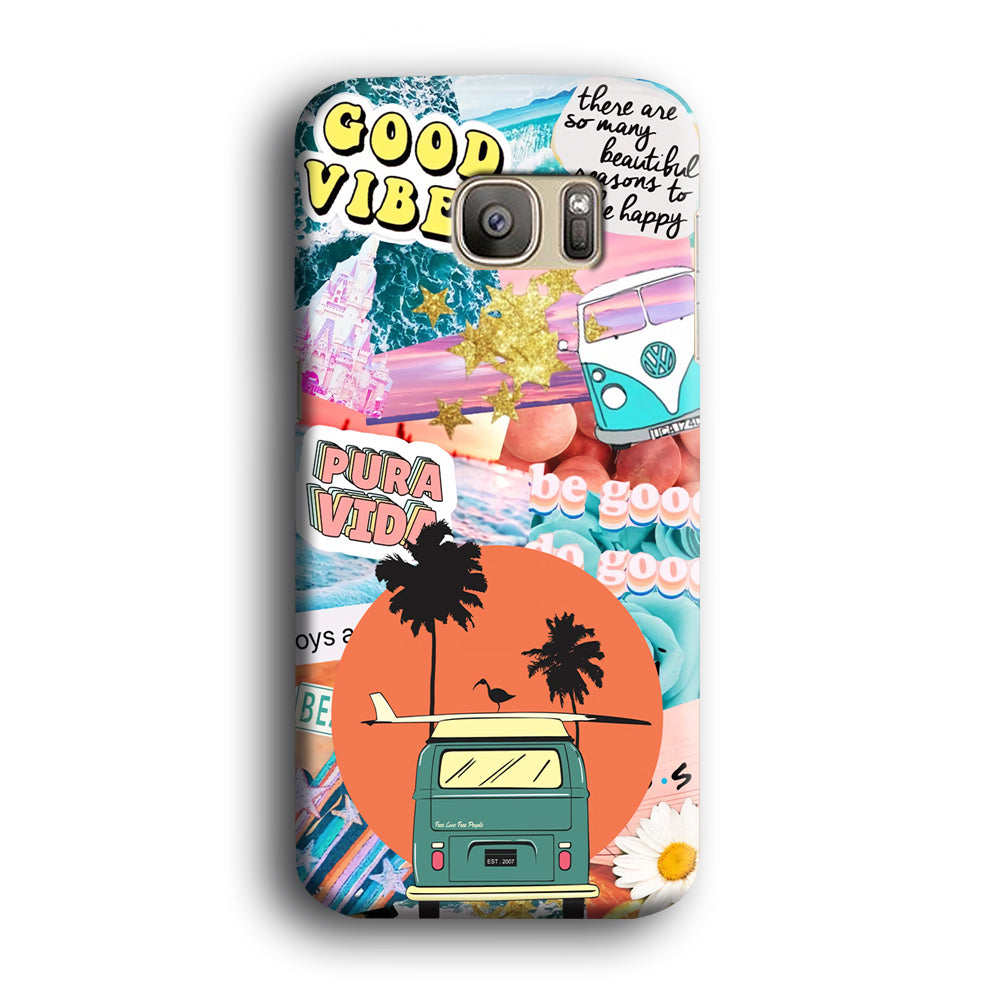 Vacation to The Beach Samsung Galaxy S7 Edge Case