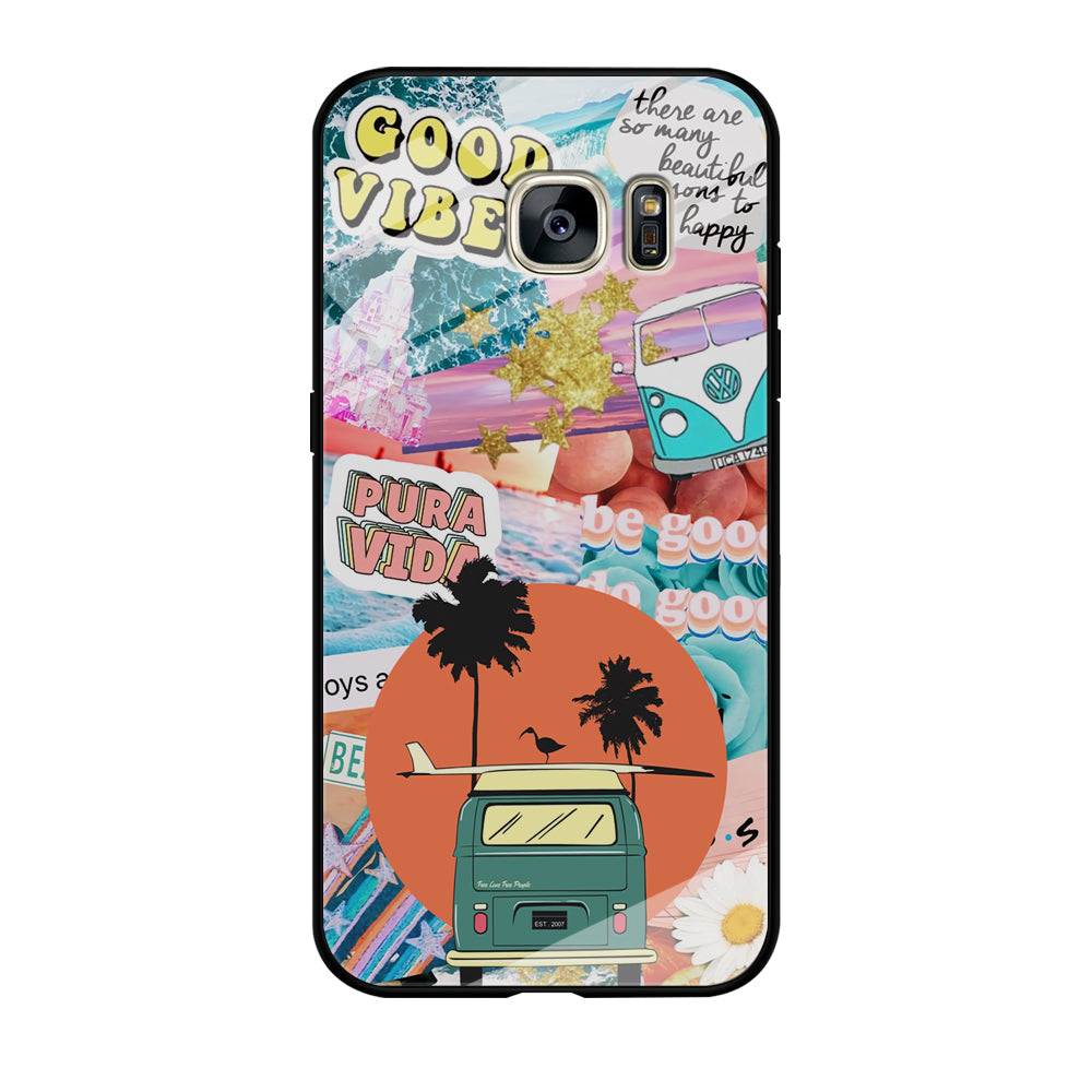 Vacation to The Beach Samsung Galaxy S7 Edge Case