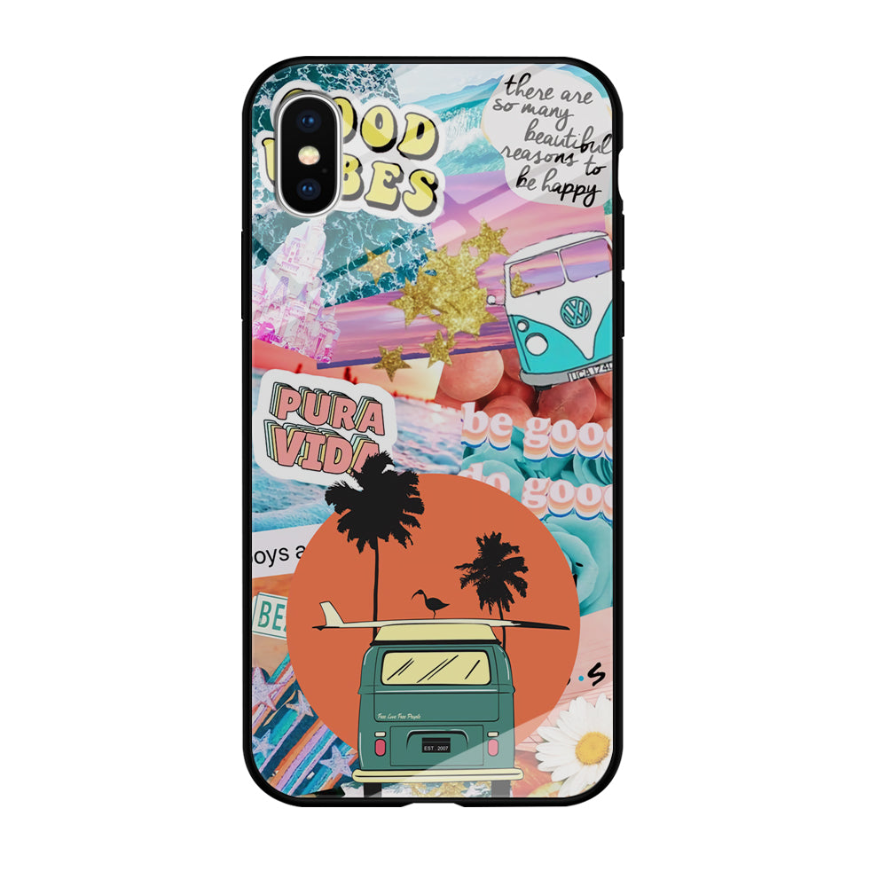 Vacation to The Beach iPhone X Case