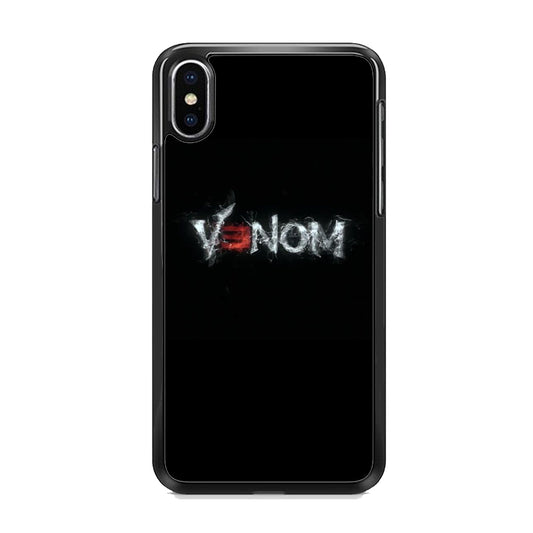 Venom Black Word iPhone X Case