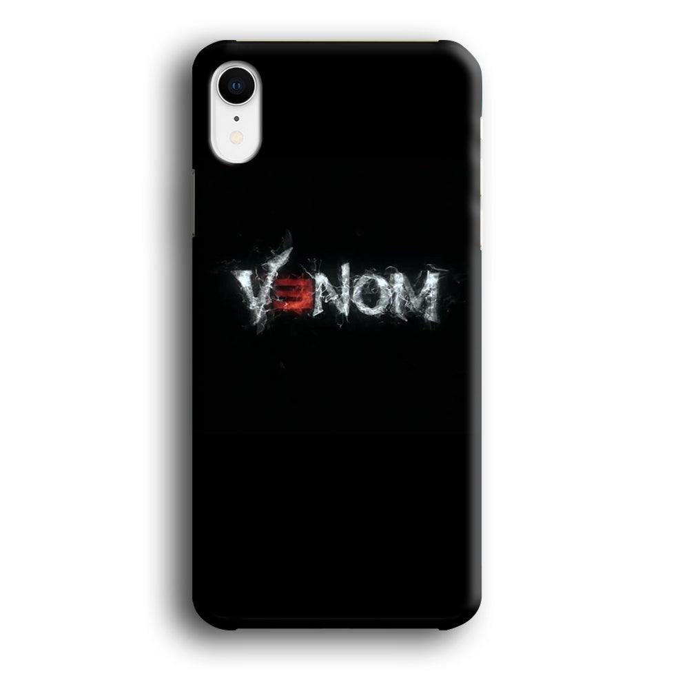 Venom Black Word iPhone XR Case