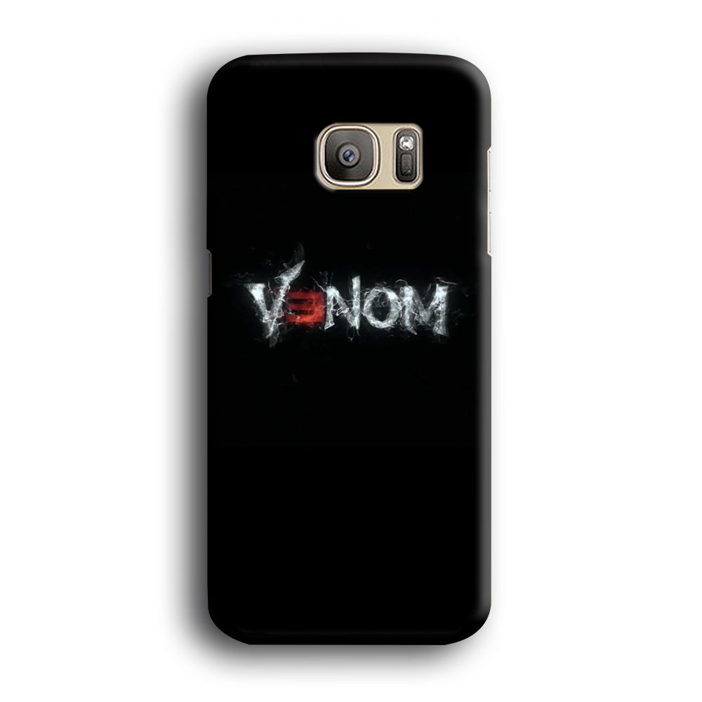 Venom Black Word Samsung Galaxy S7 Case 3D Case