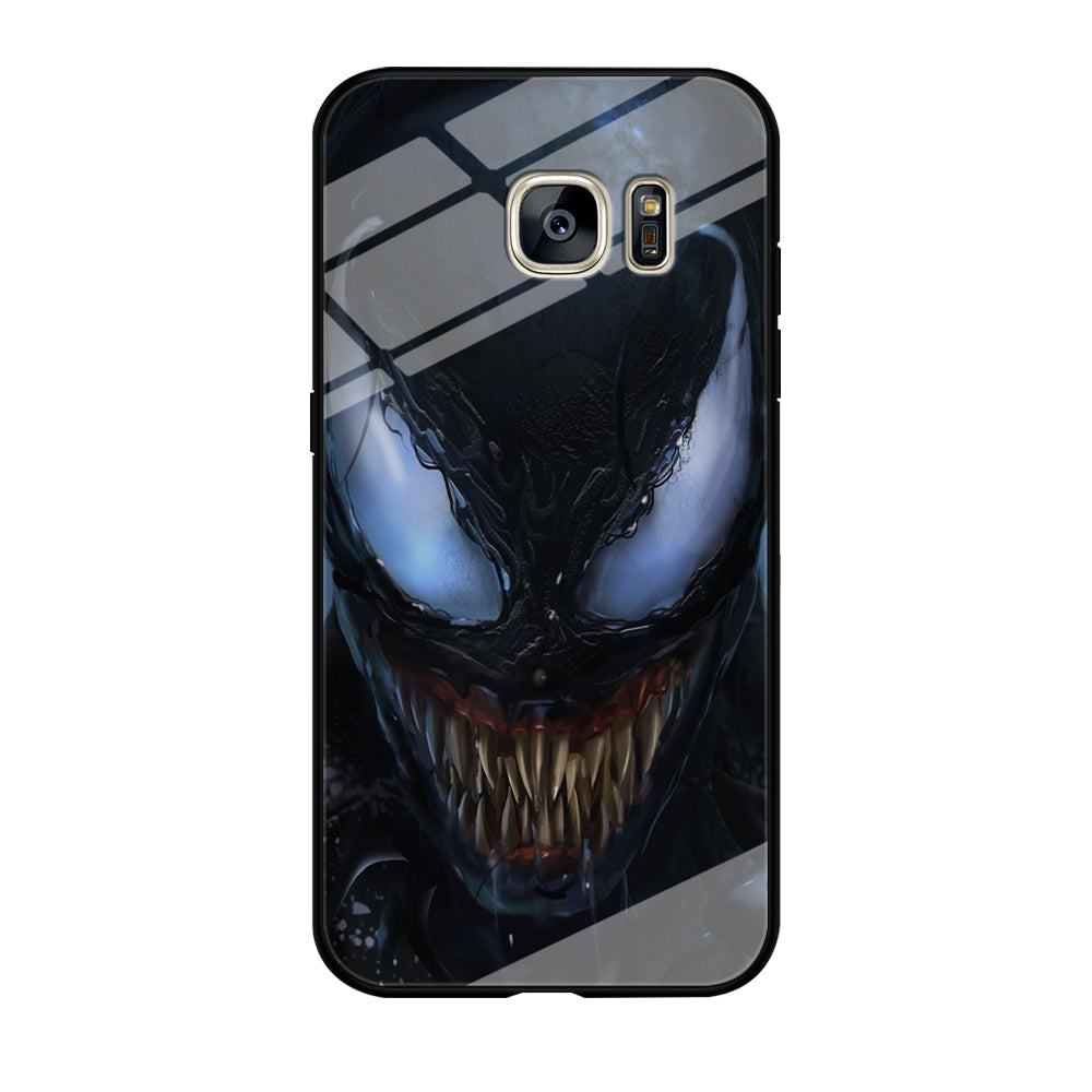 Venom Close Up Samsung Galaxy S7 Case Tempered Glass Case