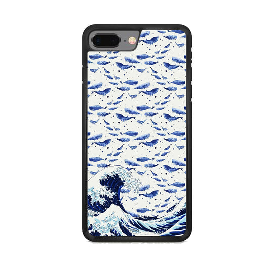 Whale on The Waves iPhone 7 Plus Case