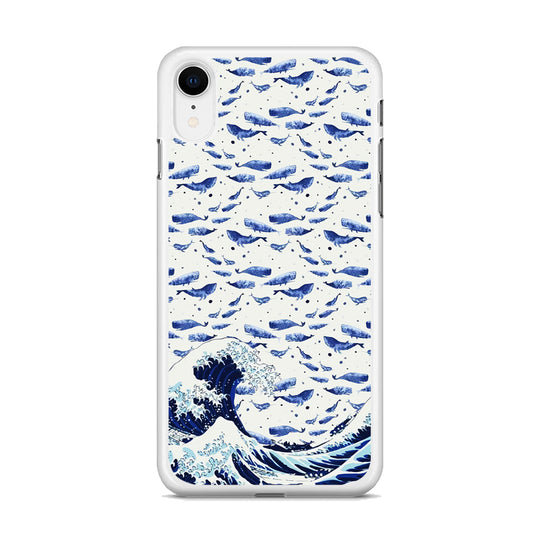 Whale on The Waves iPhone XR Case
