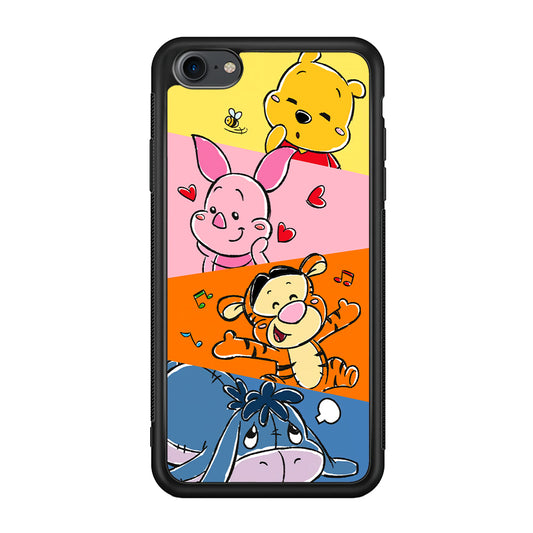 Winnie The Pooh Duty on Plesure iPhone 8 Case