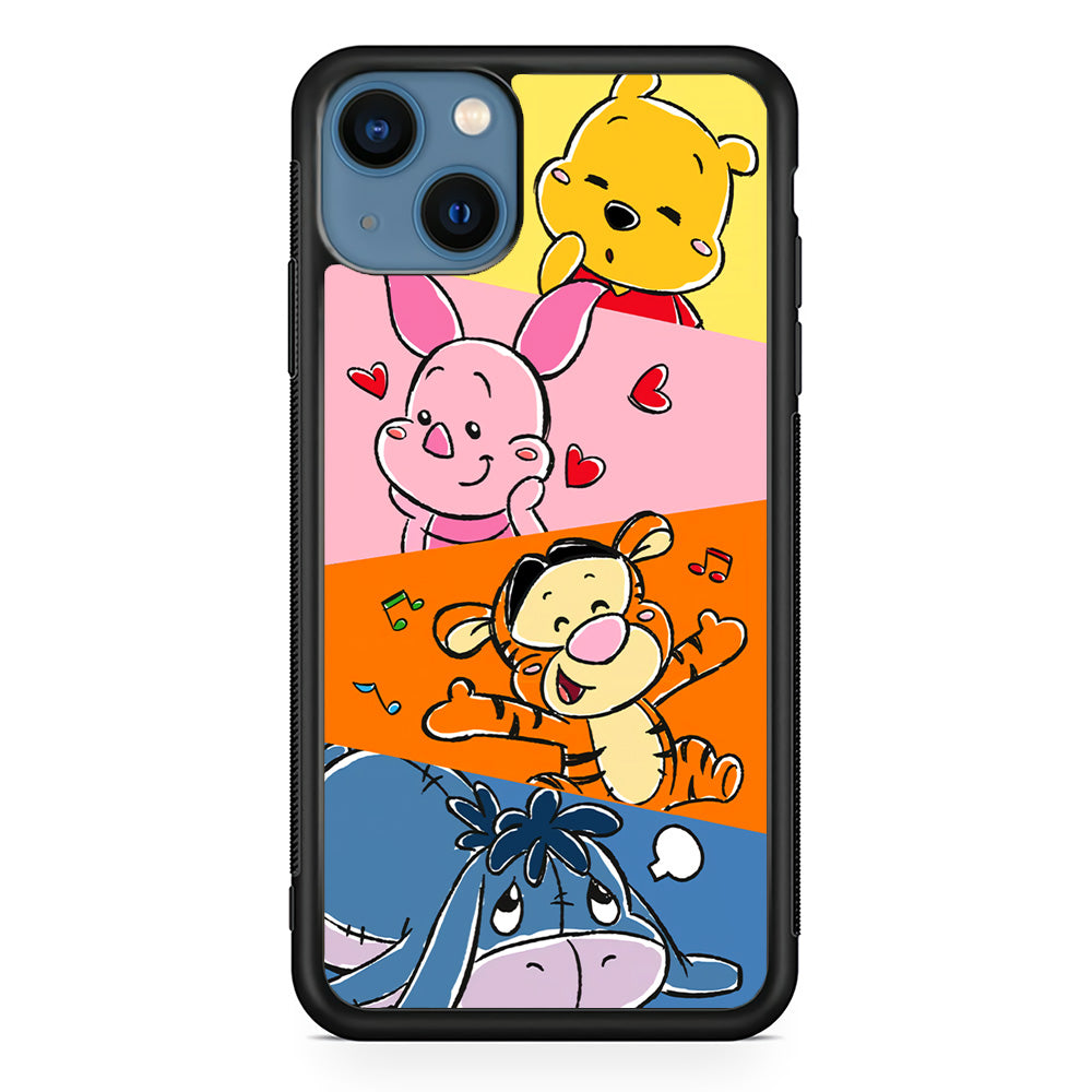 Winnie The Pooh Duty on Plesure iPhone 13 Case