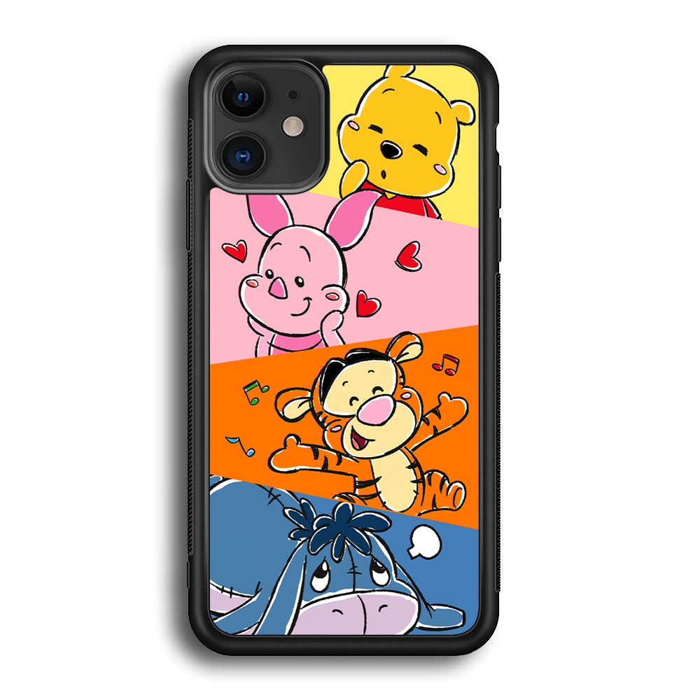 Winnie The Pooh Duty on Plesure iPhone 12 Case