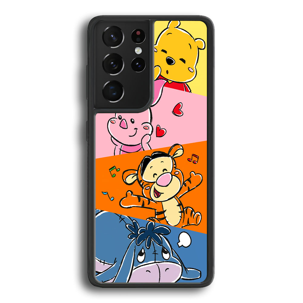 Winnie The Pooh Duty on Plesure Samsung Galaxy S21 Ultra Case