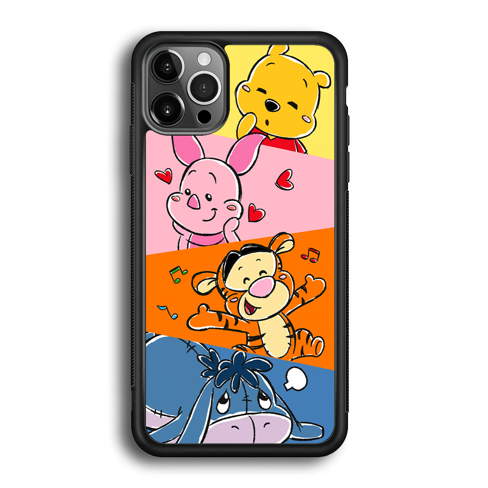 Winnie The Pooh Duty on Plesure iPhone 12 Pro Max Case