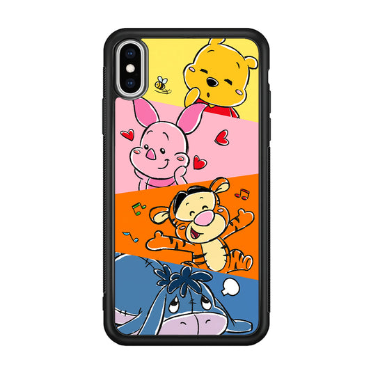 Winnie The Pooh Duty on Plesure iPhone X Case