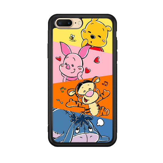 Winnie The Pooh Duty on Plesure iPhone 8 Plus Case