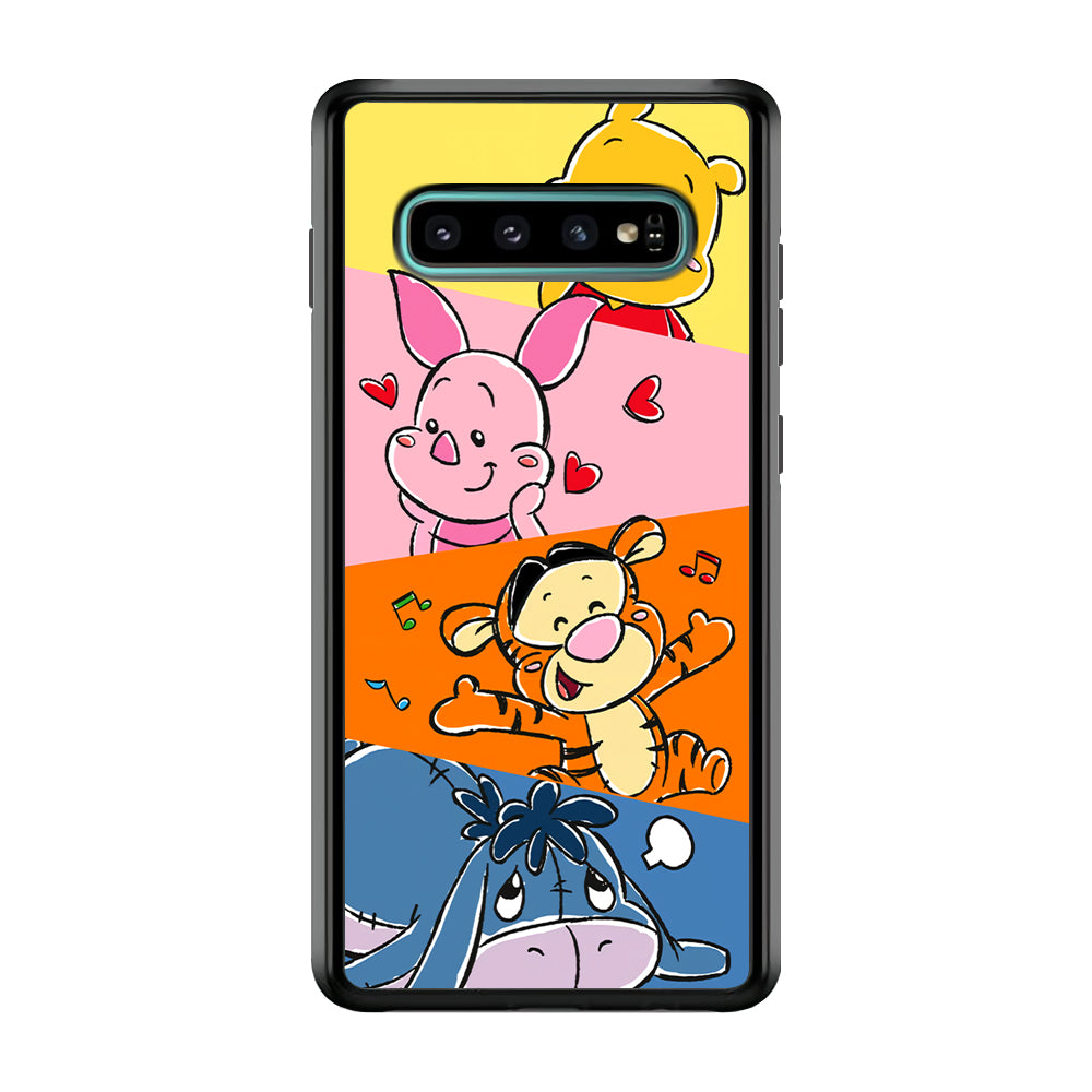 Winnie The Pooh Duty on Plesure Samsung Galaxy S10 Case