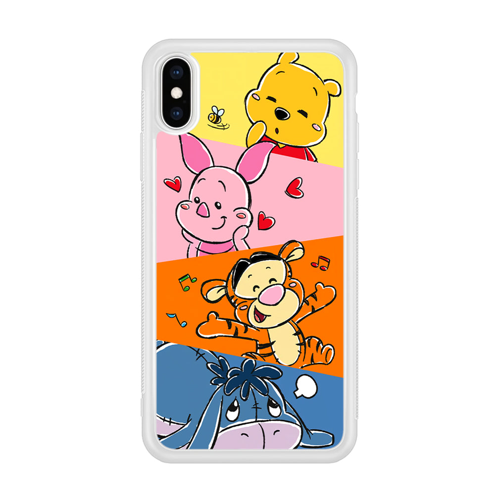 Winnie The Pooh Duty on Plesure iPhone X Case