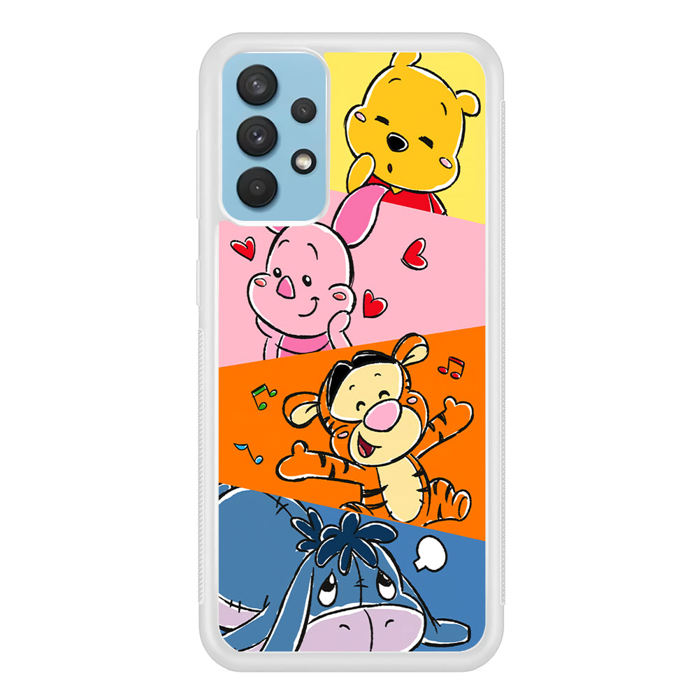 Winnie The Pooh Duty on Plesure Samsung Galaxy A32 Case