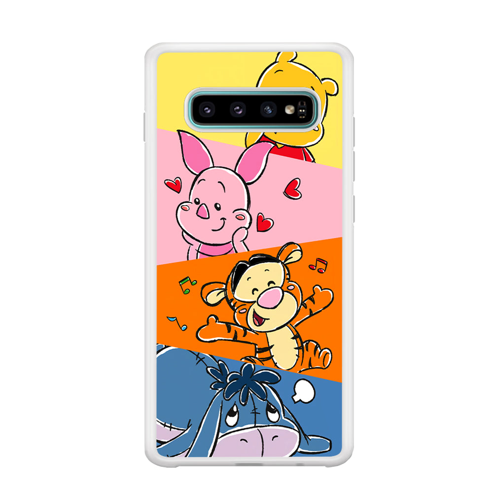 Winnie The Pooh Duty on Plesure Samsung Galaxy S10 Case