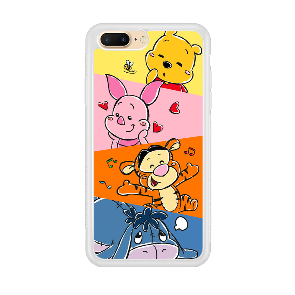 Winnie The Pooh Duty on Plesure iPhone 8 Plus Case