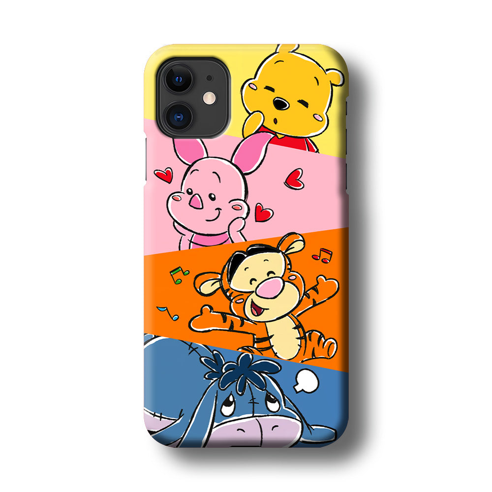 Winnie The Pooh Duty on Plesure iPhone 11 Case