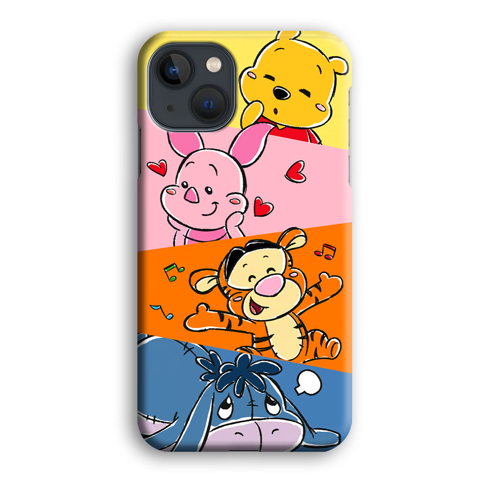 Winnie The Pooh Duty on Plesure iPhone 13 Case