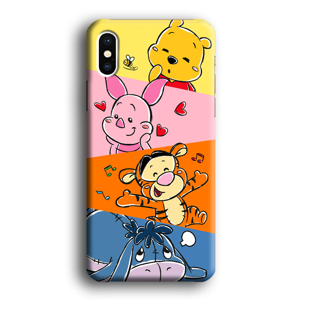 Winnie The Pooh Duty on Plesure iPhone X Case