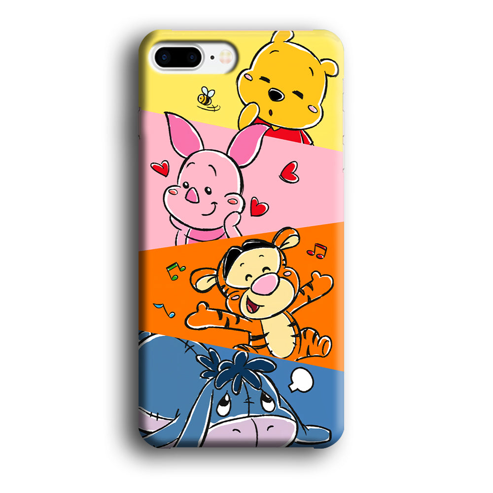 Winnie The Pooh Duty on Plesure iPhone 8 Plus Case