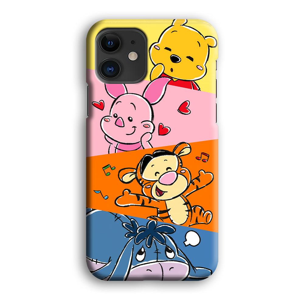 Winnie The Pooh Duty on Plesure iPhone 12 Case