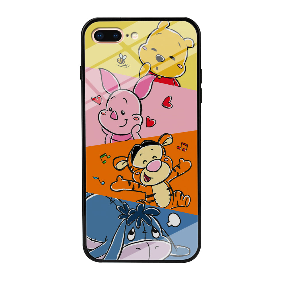 Winnie The Pooh Duty on Plesure iPhone 8 Plus Case