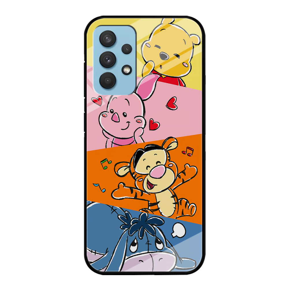 Winnie The Pooh Duty on Plesure Samsung Galaxy A32 Case