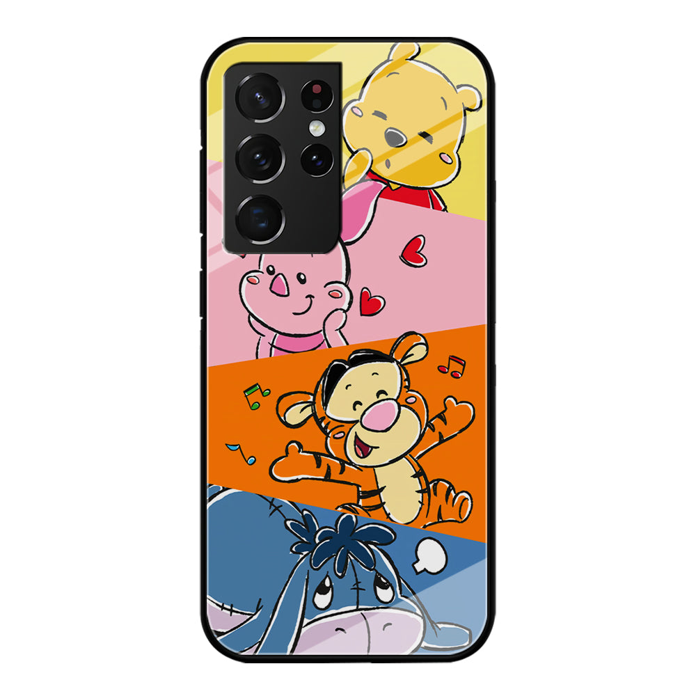 Winnie The Pooh Duty on Plesure Samsung Galaxy S21 Ultra Case