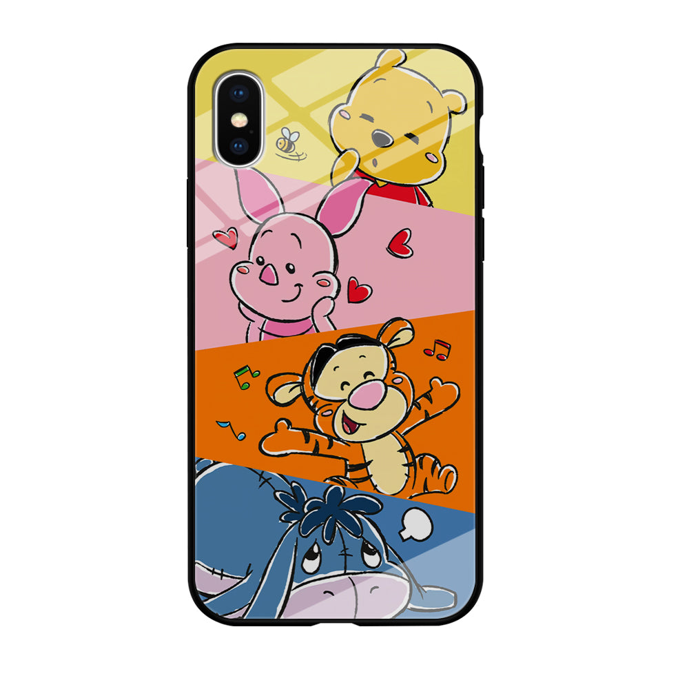 Winnie The Pooh Duty on Plesure iPhone X Case