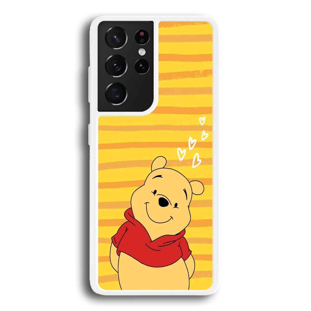 Winnie The Pooh Lovely Smile Samsung Galaxy S21 Ultra Case