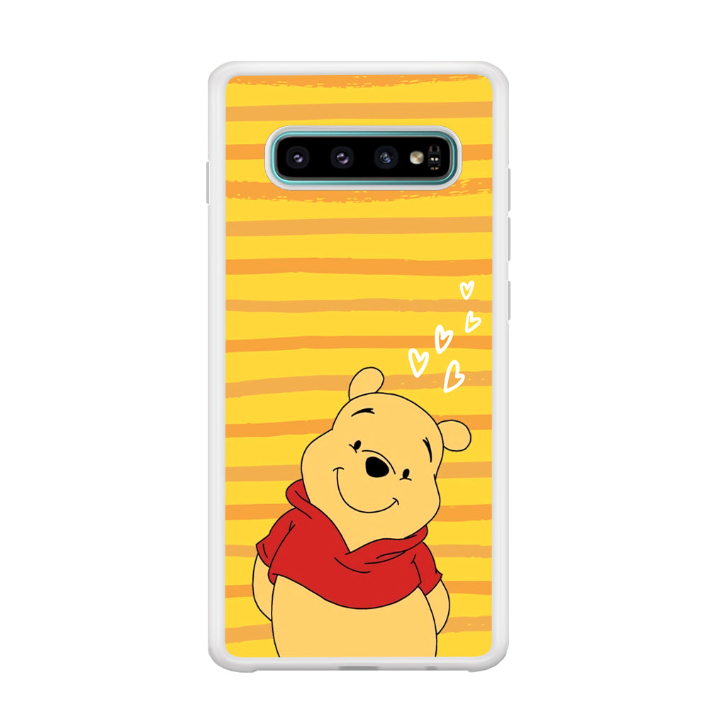 Winnie The Pooh Lovely Smile Samsung Galaxy S10 Case