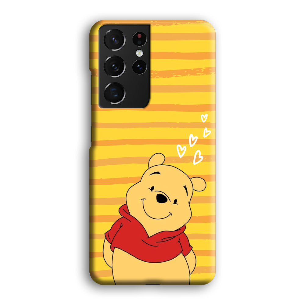 Winnie The Pooh Lovely Smile Samsung Galaxy S21 Ultra Case