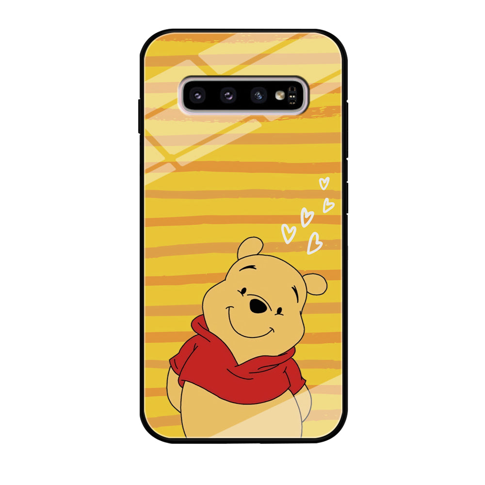 Winnie The Pooh Lovely Smile Samsung Galaxy S10 Case