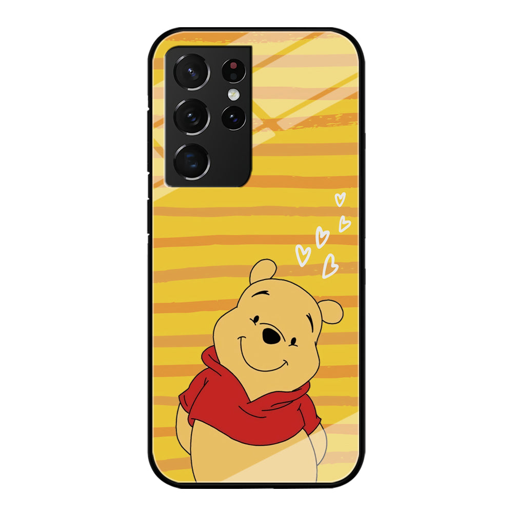 Winnie The Pooh Lovely Smile Samsung Galaxy S21 Ultra Case