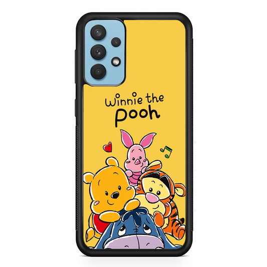 Winnie The Pooh Photo Booth Samsung Galaxy A32 Case