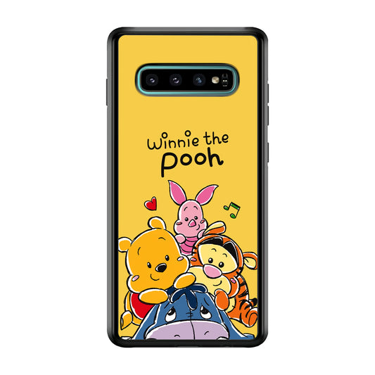 Winnie The Pooh Photo Booth Samsung Galaxy S10 Plus Case