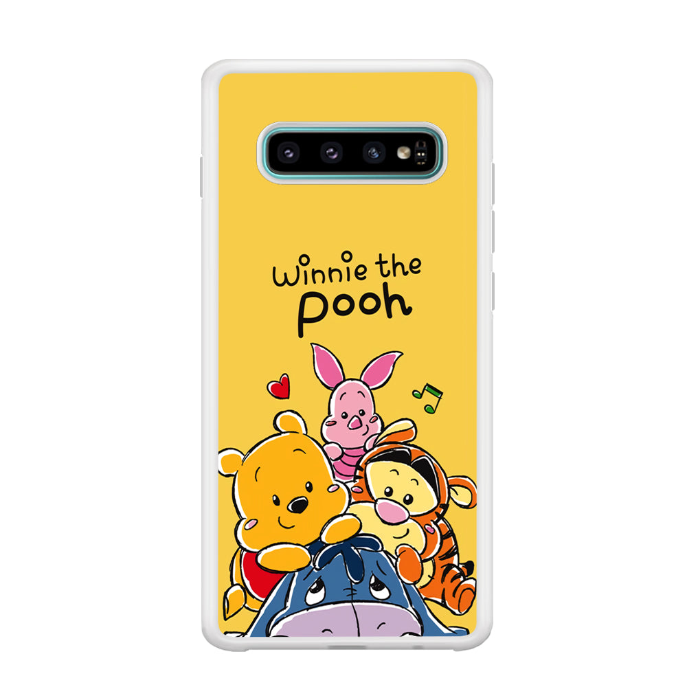 Winnie The Pooh Photo Booth Samsung Galaxy S10 Case