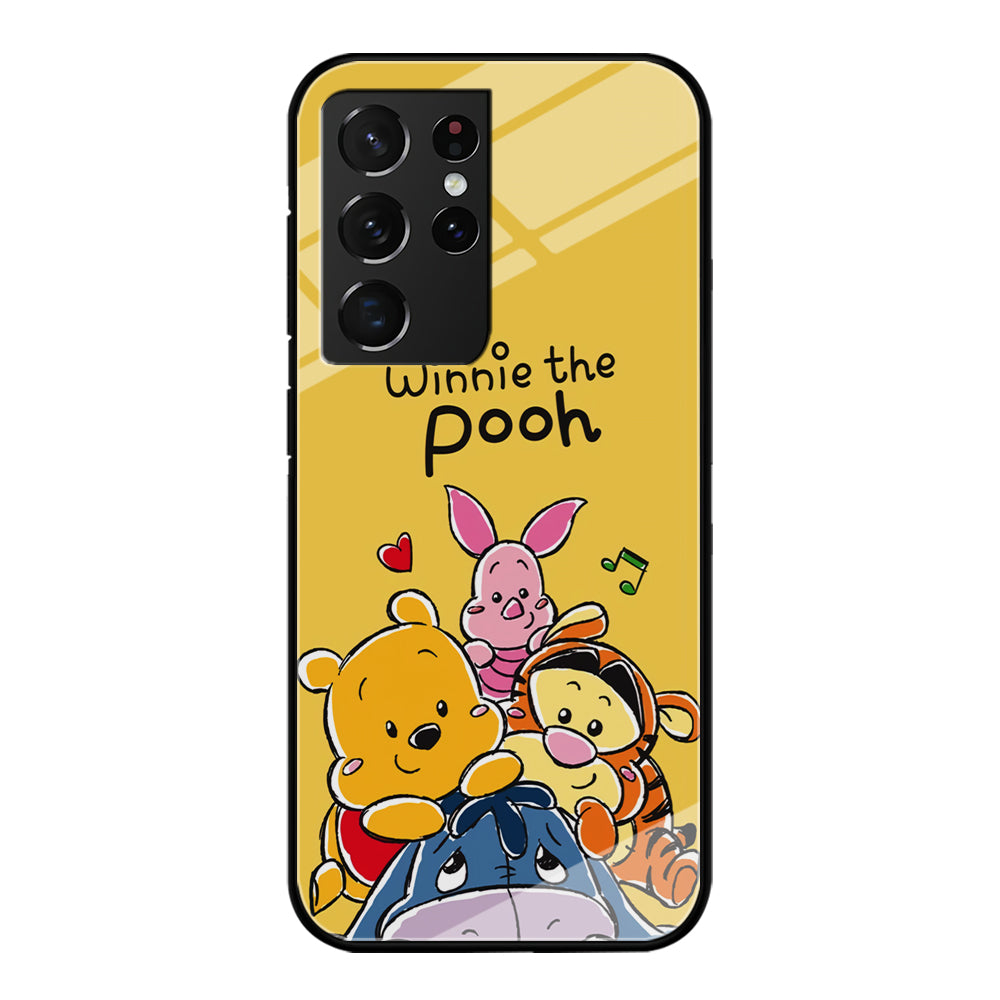 Winnie The Pooh Photo Booth Samsung Galaxy S21 Ultra Case