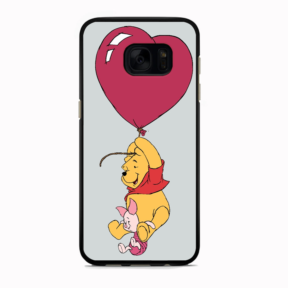 Winnie The Pooh Ballons Samsung Galaxy S7 Edge Case