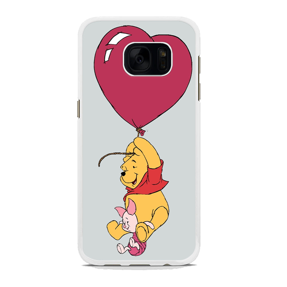 Winnie The Pooh Ballons Samsung Galaxy S7 Edge Case