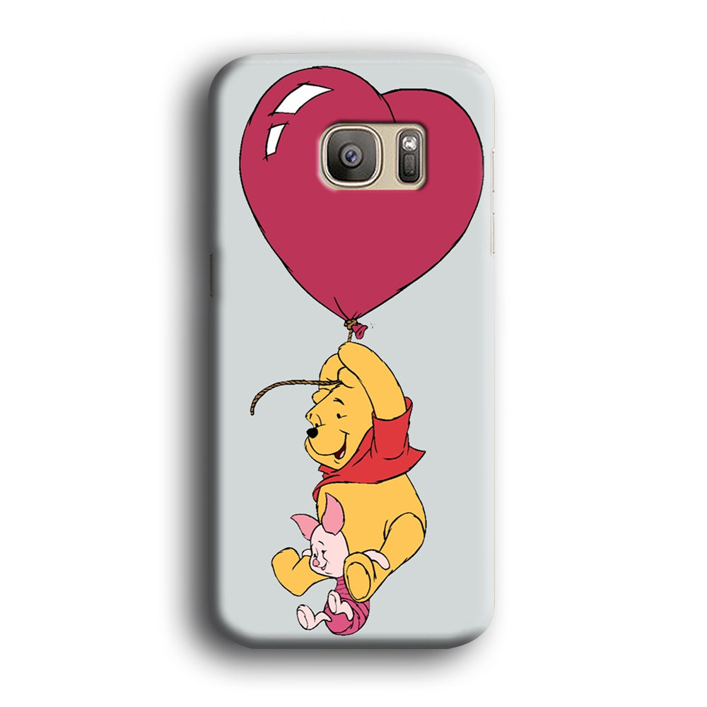 Winnie The Pooh Ballons Samsung Galaxy S7 Edge Case