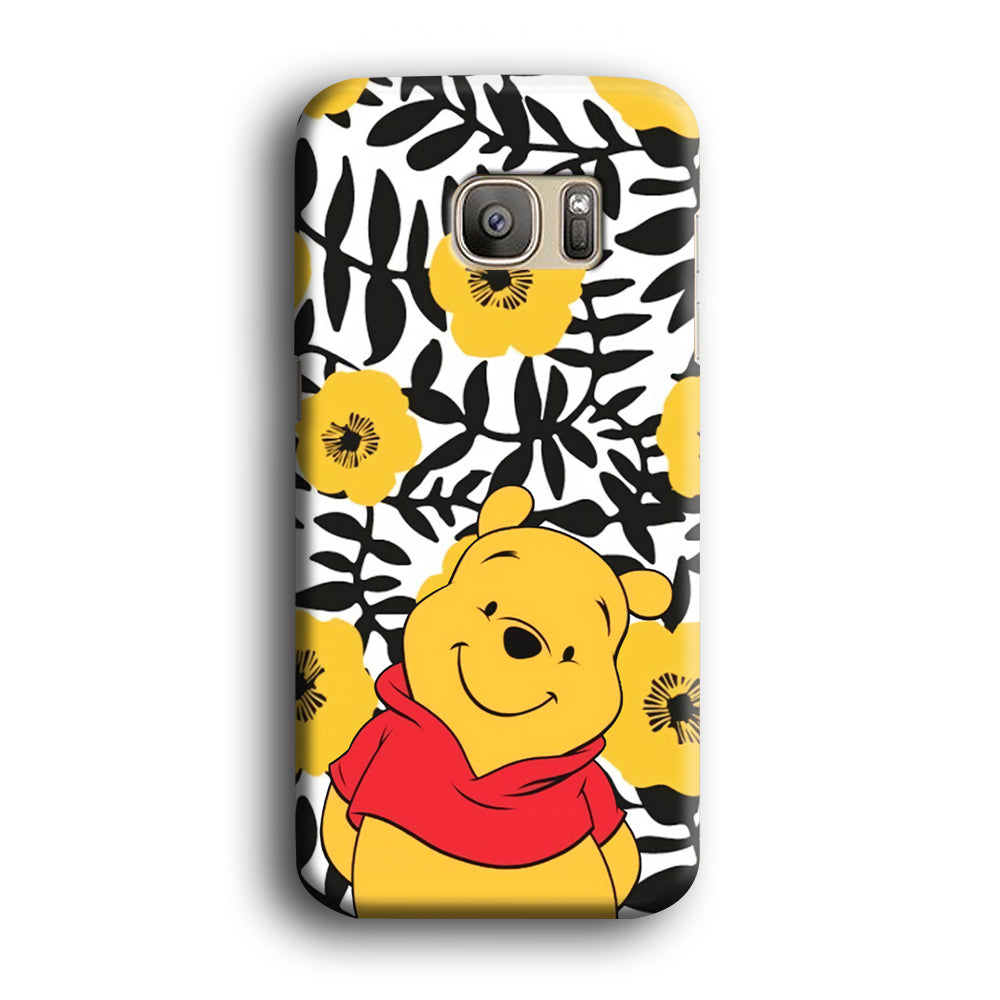 Winnie The Pooh Cheerful Day Samsung Galaxy S7 Edge Case