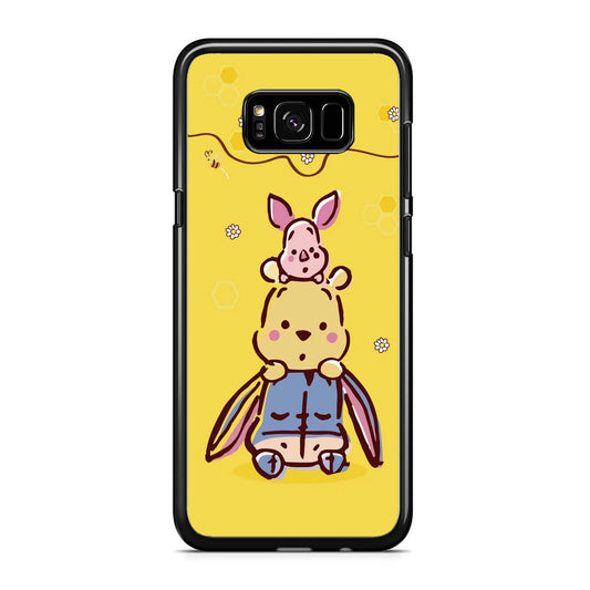 Winnie The Pooh Face of Threes Samsung Galaxy S8 Case