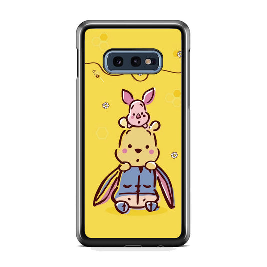 Winnie The Pooh Face of Threes Samsung Galaxy S10 Plus Case