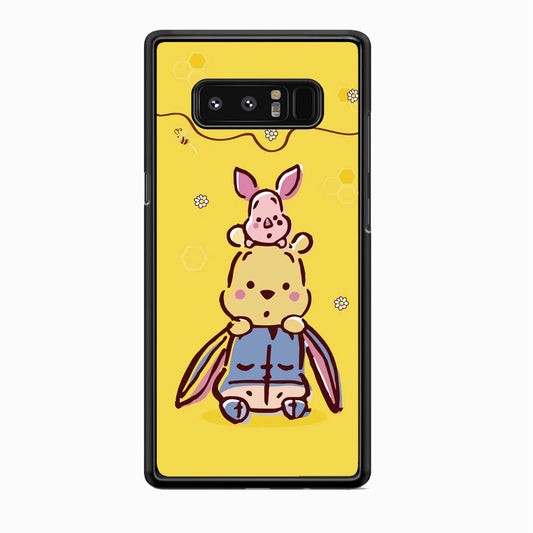 Winnie The Pooh Face of Threes Samsung Galaxy Note 8 Case