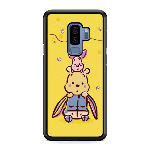 Winnie The Pooh Face of Threes Samsung Galaxy S9 Plus Case
