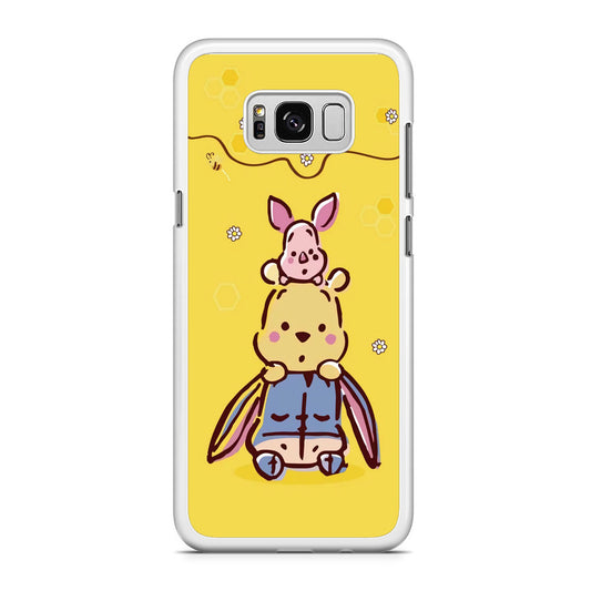 Winnie The Pooh Face of Threes Samsung Galaxy S8 Plus Case